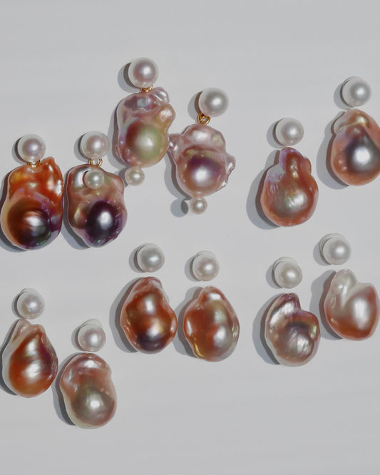 Hook Pearl Earrings Stud Fine Earrings for sale | eBay